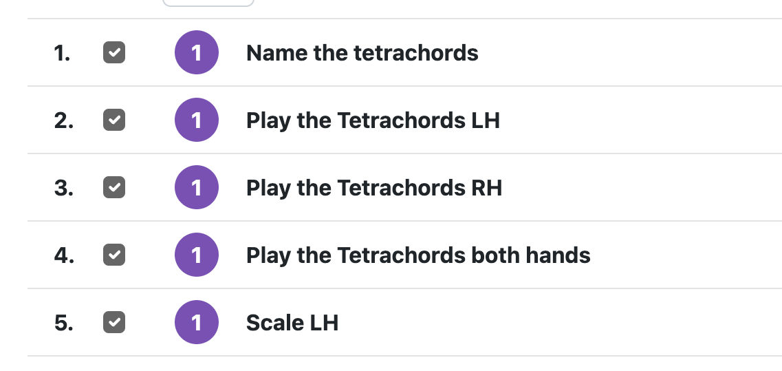 Your own practice sets